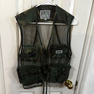 vintage thrift distressed army vest mesh taking offers